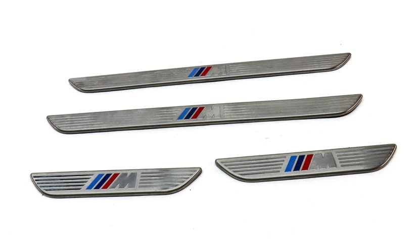 Thumbnail 2: 2012 BMW X6 M X6M ///M (E71) FRONT & REAR DOOR SPORT SILL SCUFF PLATE SET/4