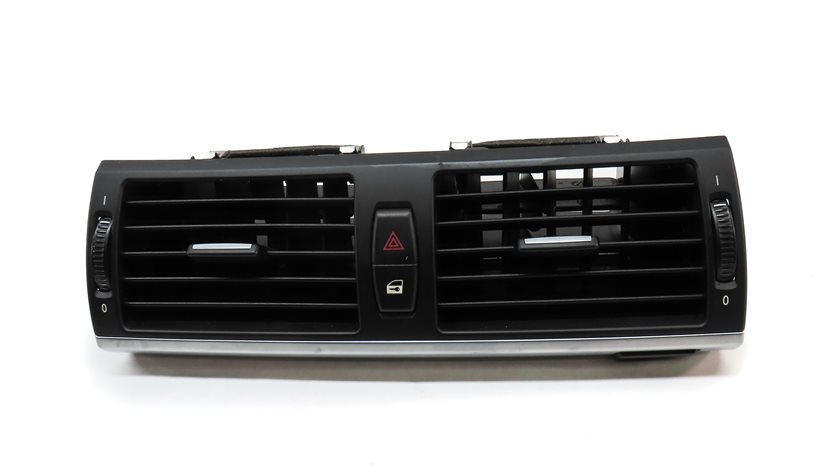 Thumbnail 2: 2012 BMW X6 M X6M ///M (E71) FRONT CENTER DASH HEAT AIR AC VENT w/HAZARD (BLACK)