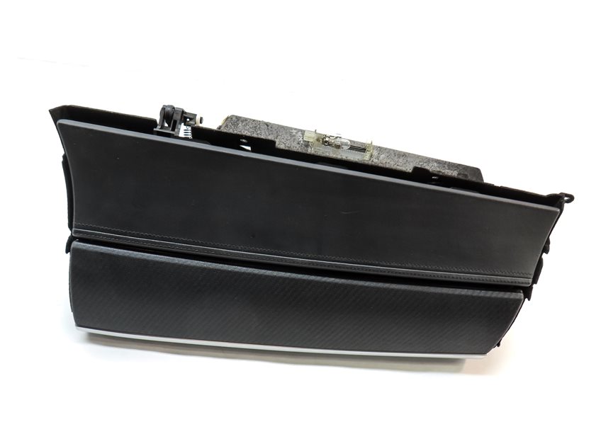 12 BMW X6 M X6M ///M (E71) FRONT RIGHT PASSENGER DASH GLOVE BOX ASSEMBLY(BLACK)