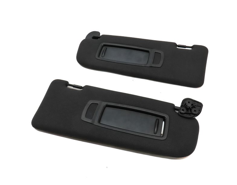 2011-2014 BMW X6 X6M ///M (E71) FRONT LEFT & RIGHT SUNVISOR SET-2 (BLACK)