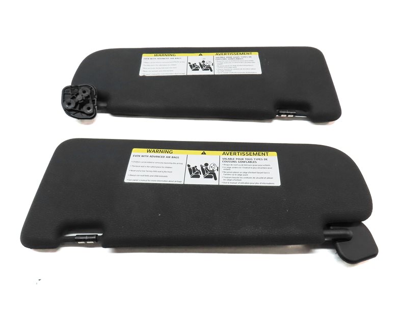 Thumbnail 5: 2011-2014 BMW X6 X6M ///M (E71) FRONT LEFT & RIGHT SUNVISOR SET-2 (BLACK)