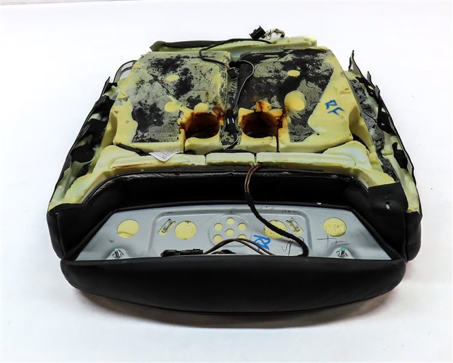 Thumbnail 5: 12 BMW X6 X6M E71 FRONT RIGHT PASSENGER LOWER HEAT SPORT SEAT CUSHION(BLACK)