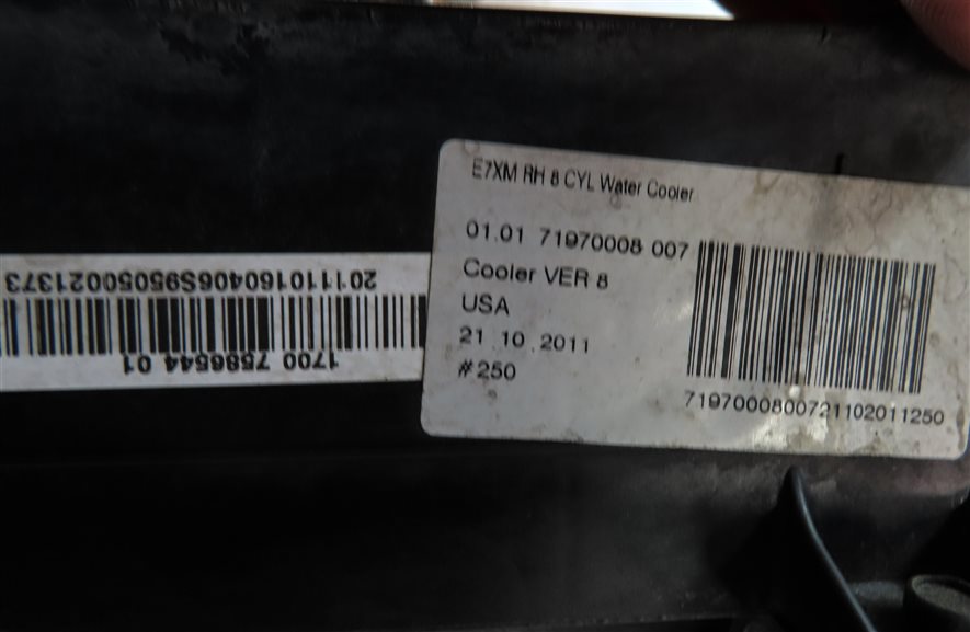 Thumbnail 6: 2008-2014 BMW X5 X5M X6 X6M (E70 E71) 3.0L / 4.4L TWIN TURBO AUXILIARY RADIATOR