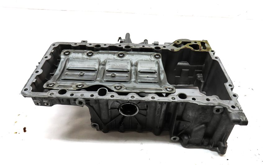 Thumbnail 11: 08-17 BMW X5 X5M X6 X6M (E70 E71 E72) 4.4L N63 V8 ENGINE - UPPER OIL PAN CRADLE