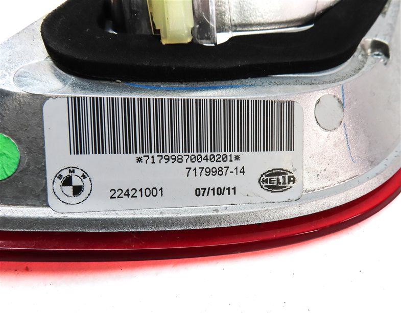 Thumbnail 5: 2008-2012 BMW X6 X6M ///M (E71 E72) LEFT DRIVER REAR INNER TAILLIGHT LIGHT LAMP