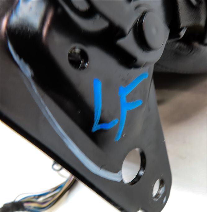 Thumbnail 5: 12 BMW X6 M X6M ///M E71 LEFT DRIVER UPPER ACTIVE SPORT SEAT BACK CUSHION(BLACK)