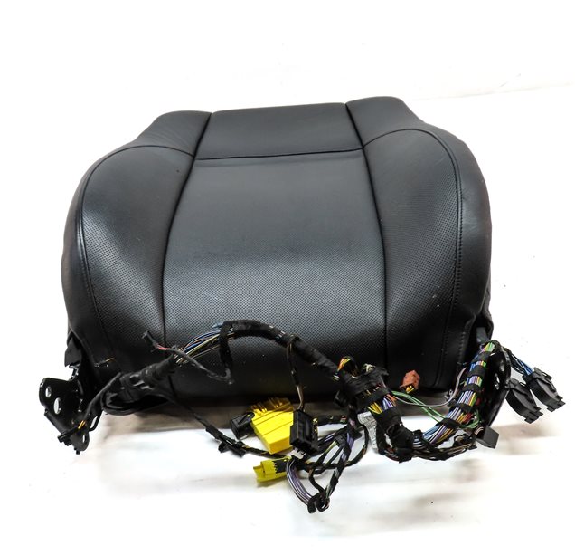 Thumbnail 2: 12 BMW X6 M X6M ///M E71 RIGHT PASSENGER UPPER ACTIVE SPORT SEAT CUSHION (BLACK)