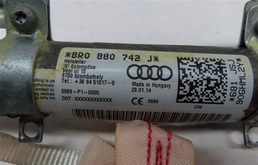 Thumbnail 5: 2013-2017 AUDI Q5 SQ5 (B8 8R) RIGHT PASSENGER ROOF SIDE CURTAIN AIRBAG AIR BAG