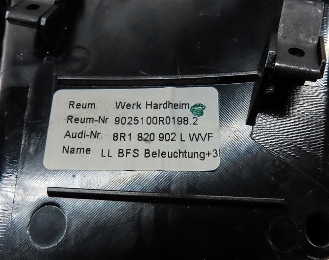 Thumbnail 6: 2014 AUDI SQ5 (B8 8R) FRONT RIGHT PASSENGER DASH HEAT AIR AC VENT (BLACK)