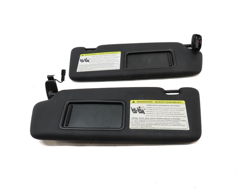 Thumbnail 2: 2013-2016 AUDI Q5 SQ5 (B8 8R) FRONT LEFT & RIGHT SUNVISOR SUN SHADE SET(BLACK)
