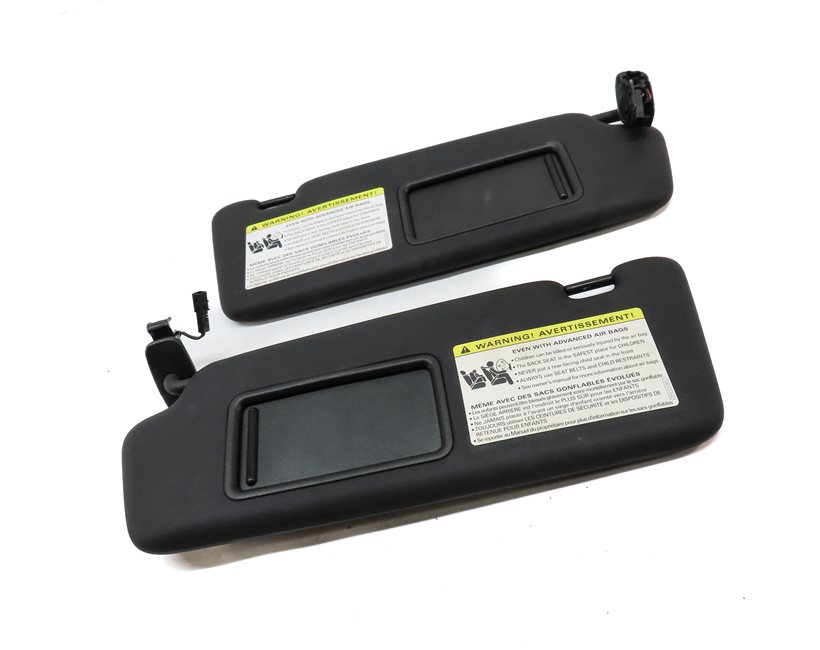 Thumbnail 3: 2013-2016 AUDI Q5 SQ5 (B8 8R) FRONT LEFT & RIGHT SUNVISOR SUN SHADE SET(BLACK)