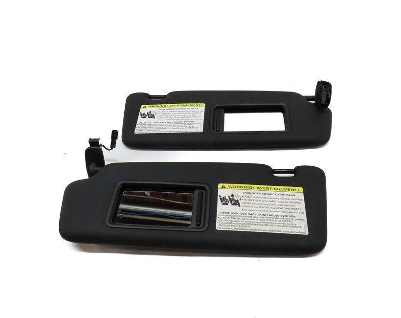 Thumbnail 4: 2013-2016 AUDI Q5 SQ5 (B8 8R) FRONT LEFT & RIGHT SUNVISOR SUN SHADE SET(BLACK)