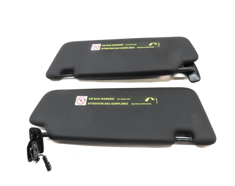 Thumbnail 5: 2013-2016 AUDI Q5 SQ5 (B8 8R) FRONT LEFT & RIGHT SUNVISOR SUN SHADE SET(BLACK)
