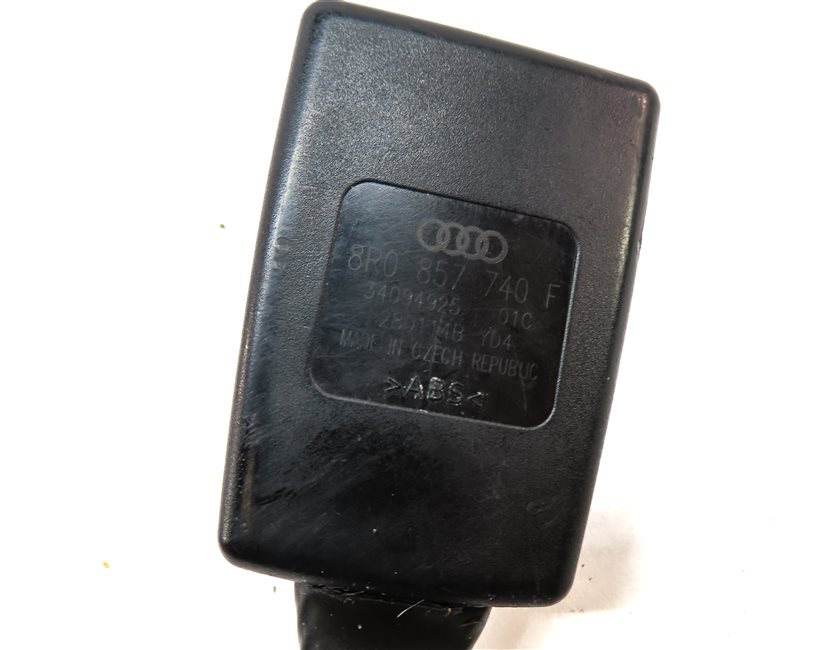 Thumbnail 6: 14 AUDI SQ5 B8 8R REAR LEFT/CENTER/RIGHT SEATBELT BUCKLE RECEIVER SET/3 (BLACK)