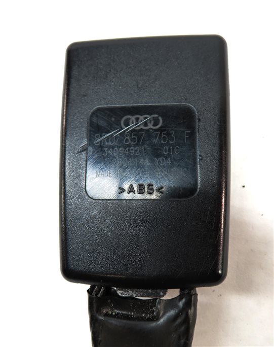 Thumbnail 7: 14 AUDI SQ5 B8 8R REAR LEFT/CENTER/RIGHT SEATBELT BUCKLE RECEIVER SET/3 (BLACK)