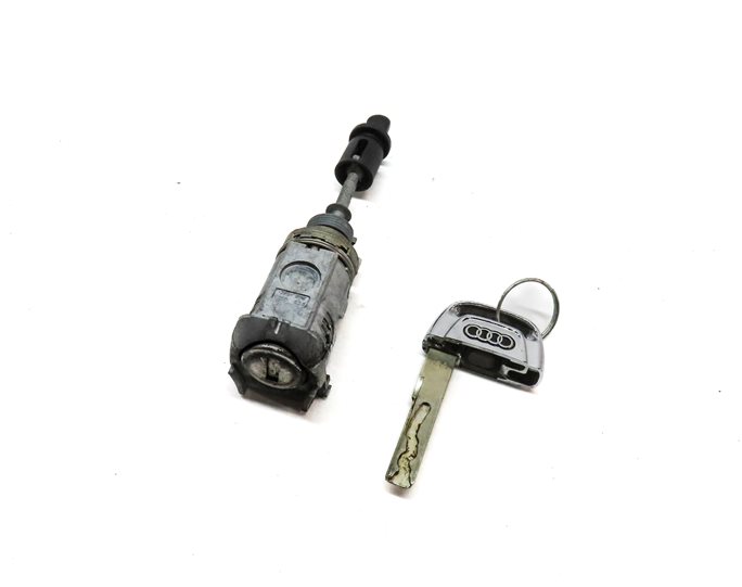 2014 AUDI SQ5 (B8 8R) FRONT LEFT DRIVER DOOR HANDLE LOCK CYLINDER w/ KEY