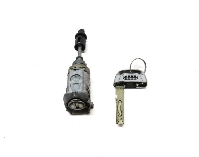 Thumbnail 2: 2014 AUDI SQ5 (B8 8R) FRONT LEFT DRIVER DOOR HANDLE LOCK CYLINDER w/ KEY