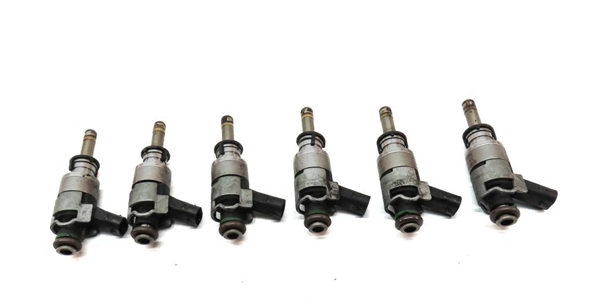 Thumbnail 2: 2011-2015 AUDI A6 A7 A8 Q5 Q7 S4 S5 (C7 D4 4L B8 8R 8T) 3.0L FUEL INJECTOR SET