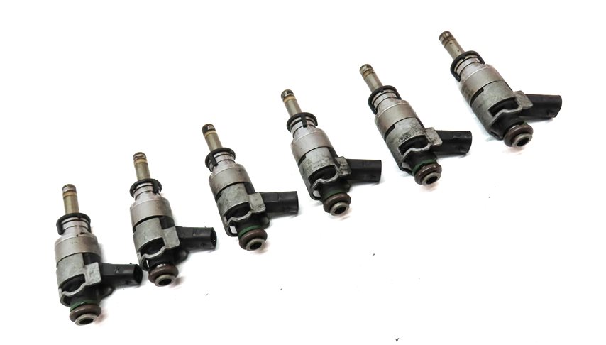 Thumbnail 3: 2011-2015 AUDI A6 A7 A8 Q5 Q7 S4 S5 (C7 D4 4L B8 8R 8T) 3.0L FUEL INJECTOR SET