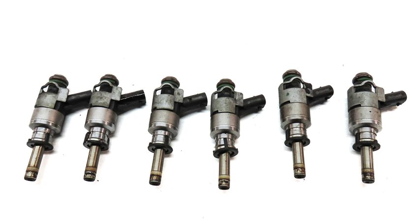 Thumbnail 4: 2011-2015 AUDI A6 A7 A8 Q5 Q7 S4 S5 (C7 D4 4L B8 8R 8T) 3.0L FUEL INJECTOR SET