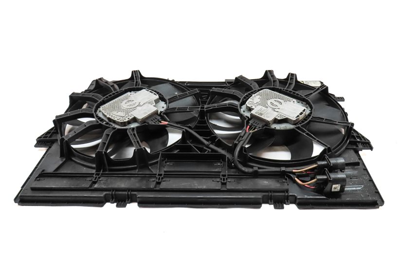 Thumbnail 5: 12-18 AUDI A6 A7 (C7) 3.0L SUPERCHARGED ENGINE - RADIATOR COOLING FAN w/ SHROUD