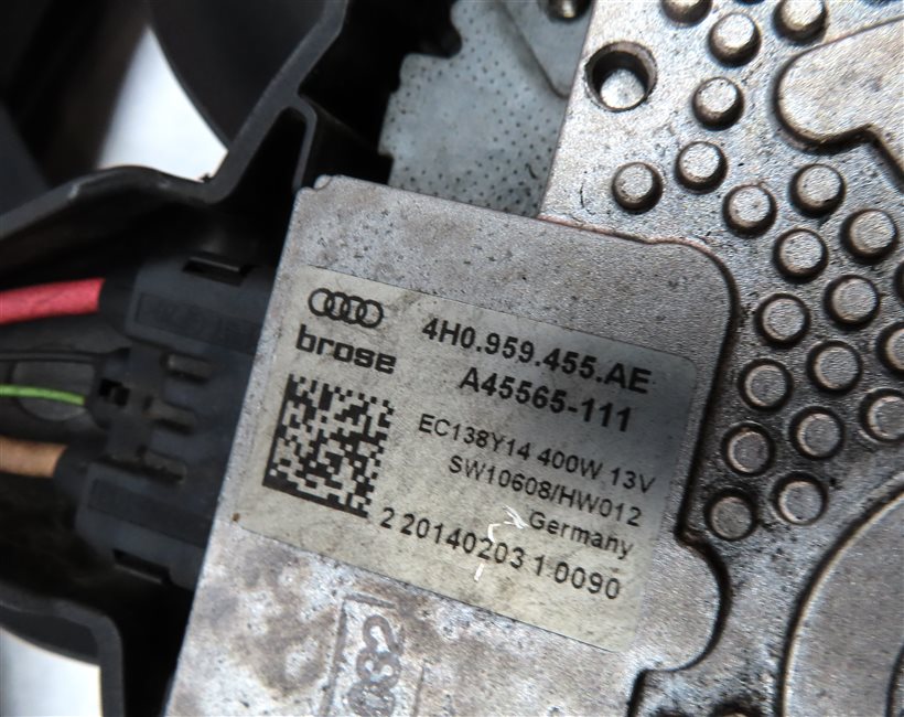 Thumbnail 8: 12-18 AUDI A6 A7 (C7) 3.0L SUPERCHARGED ENGINE - RADIATOR COOLING FAN w/ SHROUD