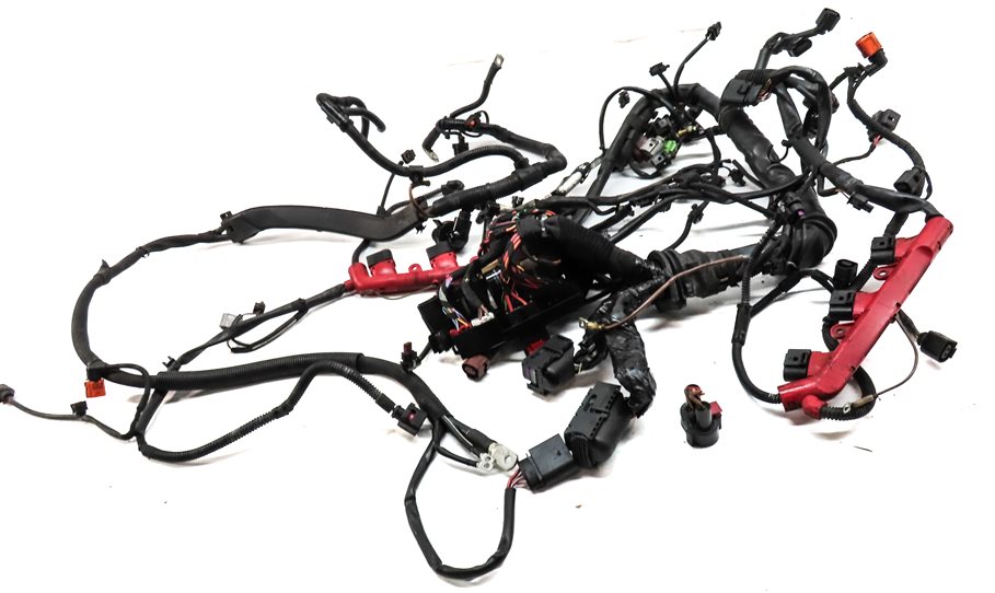 Thumbnail 2: 2014 AUDI SQ5 (B8 8R) 3.0L SUPER (CTUD) ENGINE MOTOR WIRE WIRING HARNESS LOOM