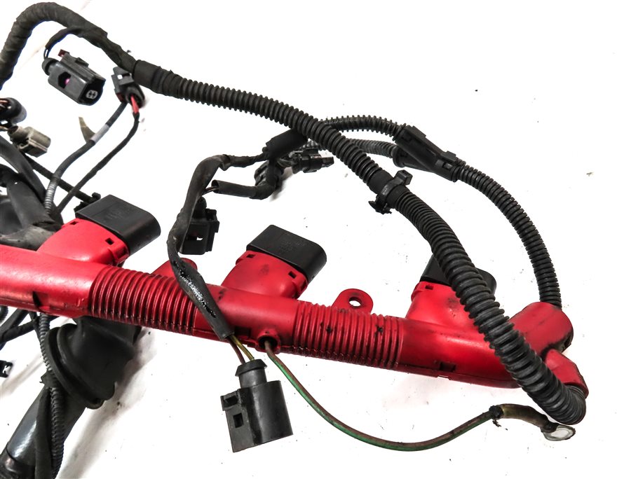 Thumbnail 4: 2014 AUDI SQ5 (B8 8R) 3.0L SUPER (CTUD) ENGINE MOTOR WIRE WIRING HARNESS LOOM