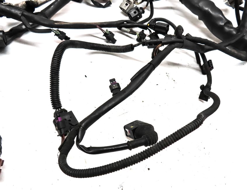 Thumbnail 6: 2014 AUDI SQ5 (B8 8R) 3.0L SUPER (CTUD) ENGINE MOTOR WIRE WIRING HARNESS LOOM