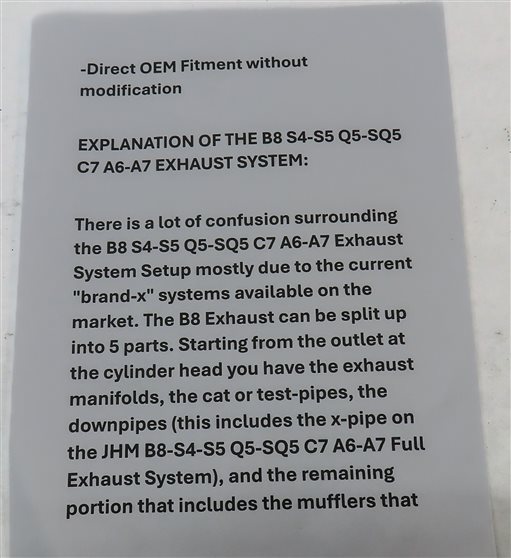 Thumbnail 20: 2014 AUDI SQ5 (B8 8R) 3.0L SUPER JHM LEFT & RIGHT EXHAUST MANIFOLD X-PIPE SET/2