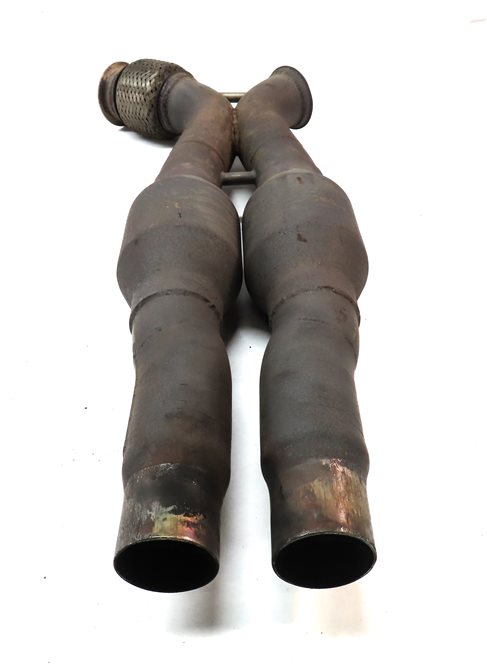 Thumbnail 5: 2014 AUDI SQ5 (B8 8R) 3.0L SUPER JHM LEFT & RIGHT EXHAUST MANIFOLD X-PIPE SET/2