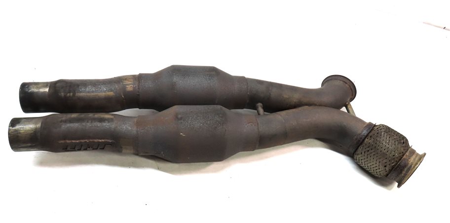 Thumbnail 6: 2014 AUDI SQ5 (B8 8R) 3.0L SUPER JHM LEFT & RIGHT EXHAUST MANIFOLD X-PIPE SET/2