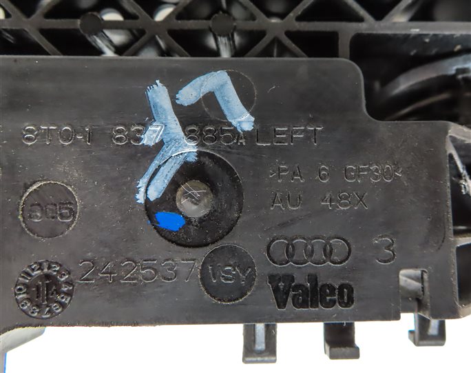 Thumbnail 6: 09-17 AUDI A4 S4 Q5 ALLROAD (B8 8K 8R) FRONT LEFT KEYLESS DOOR HANDLE (WHITE)