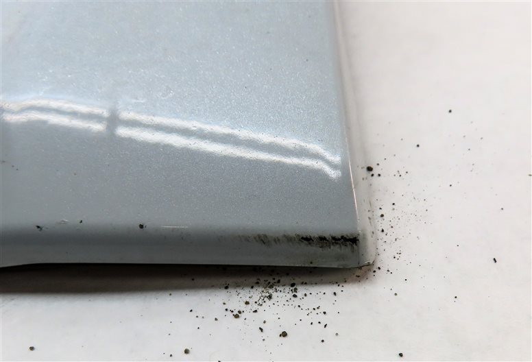 Thumbnail 8: 2014 AUDI SQ5 (B8 8R) REAR RIGHT LOWER EXTERIOR DOOR MOULDING TRIM (WHITE)