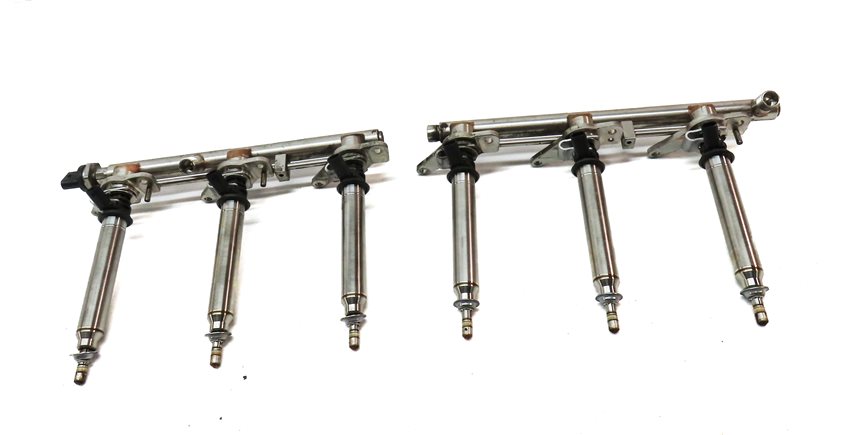 Thumbnail 2: 2016 MERCEDES E350 (W212) 3.5L (276.952) FUEL INJECTOR & RAILS SET/6