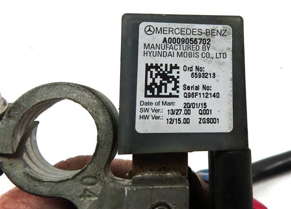 Thumbnail 5: 16 MERCEDES E350 (W212) 3.5L (276.952) ENGINE NEGATIVE BATTERY CABLE w/TERMINAL