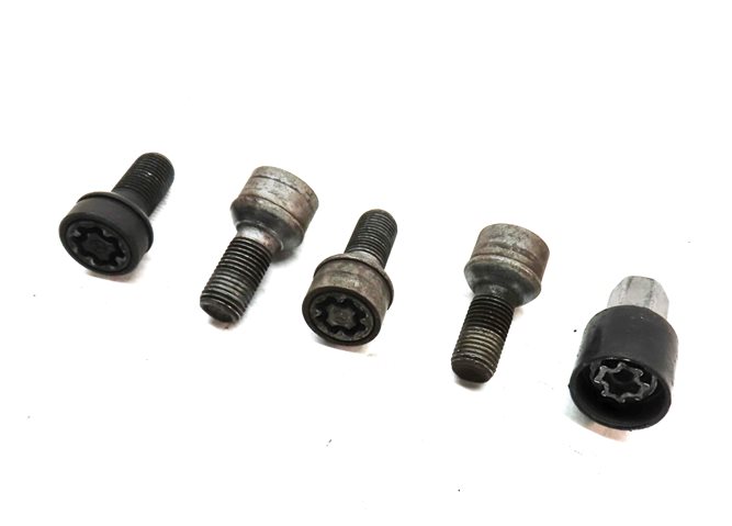 2016 MERCEDES E350 (W212) WHEEL LUG NUT LOCK SET/5 w/KEY