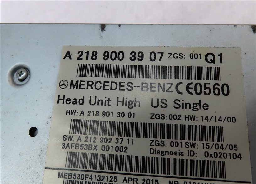 Thumbnail 7: MERCEDES 15-16 CLS 16 E CLASS (W212 C218) CD PLAYER NAVIGATION RADIO HEAD UNIT