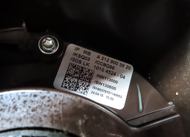 Thumbnail 6: 15-18 MERCEDES E CLAS (W212 C218) COMBINATION SWITCH (TURN, TILT, CRUISE, SHIFT)