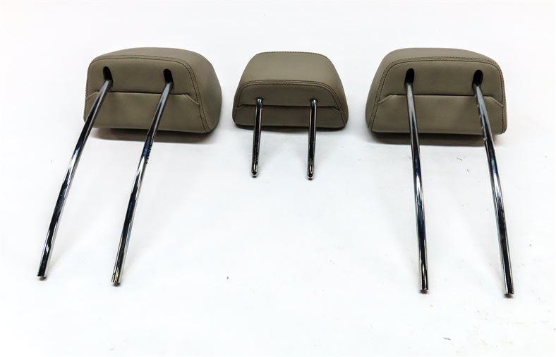Thumbnail 6: 10-16 MERCEDES E CLASS SEDAN (W212) REAR LEFT RIGHT CENTER HEADREST SET3 (BEIGE)