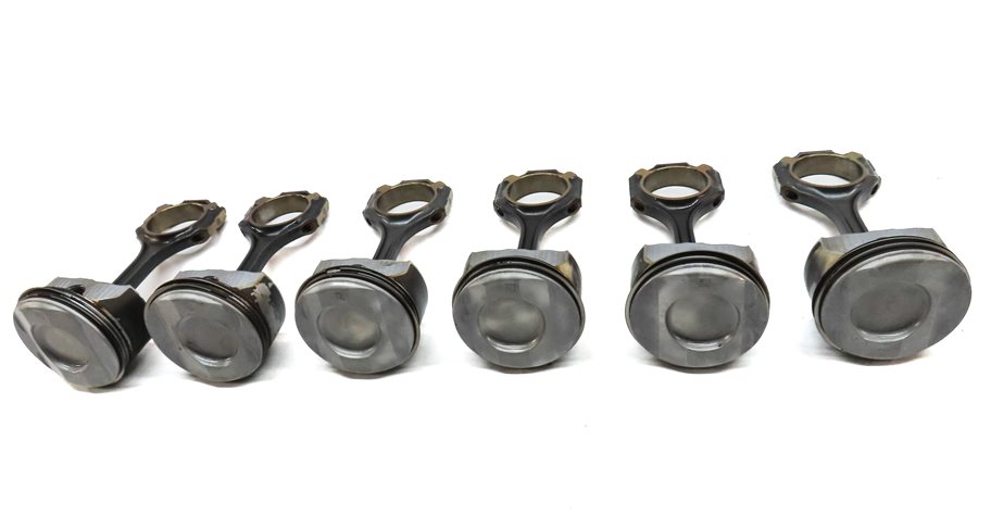 Thumbnail 3: 12-18 MERCEDES C300 C350 E350 GLE350 GLK350 ML350 SLK350 SLK350 3.5L PISTON SET6