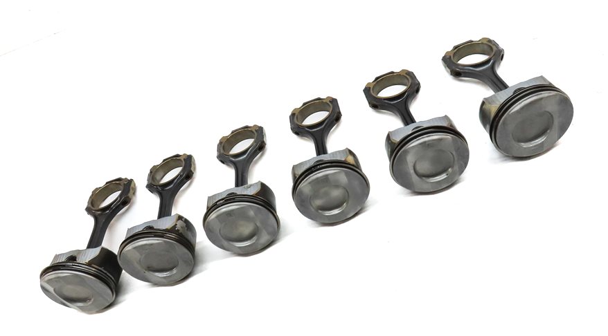 Thumbnail 4: 12-18 MERCEDES C300 C350 E350 GLE350 GLK350 ML350 SLK350 SLK350 3.5L PISTON SET6