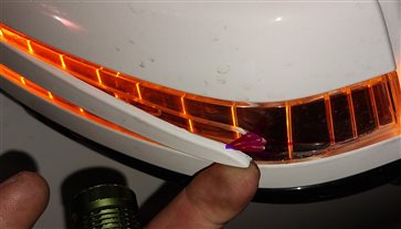 Thumbnail 4: 15-16 MERCEDES E CLASS W212 FRONT LEFT DRIVER DOOR MIRROR PFOLD HEAT (WHITE)