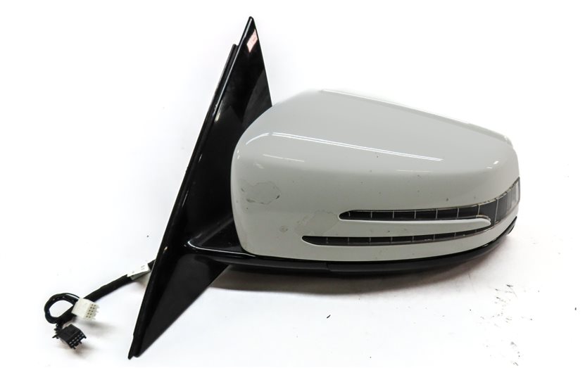 Thumbnail 8: 15-16 MERCEDES E CLASS W212 FRONT LEFT DRIVER DOOR MIRROR PFOLD HEAT (WHITE)