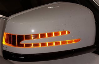 Thumbnail 3: 15-16 MERCEDES E CLASS W212 FRONT RIGHT PASSENGER DOOR MIRRO PFOLD HEAT (WHITE)