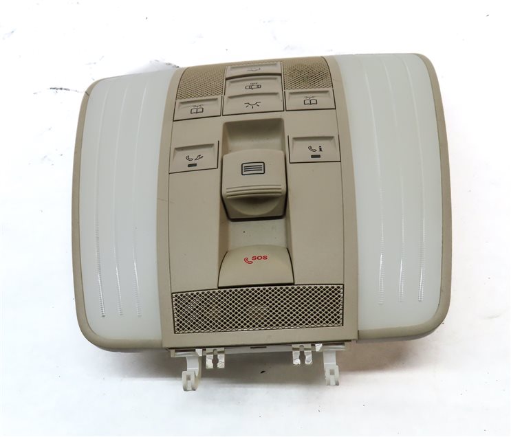 Thumbnail 2: 2016 MERCEDES E350 (W212) FRONT OVERHEAD DOME LIGHT LAMP w/ SWITCHES (BEIGE)