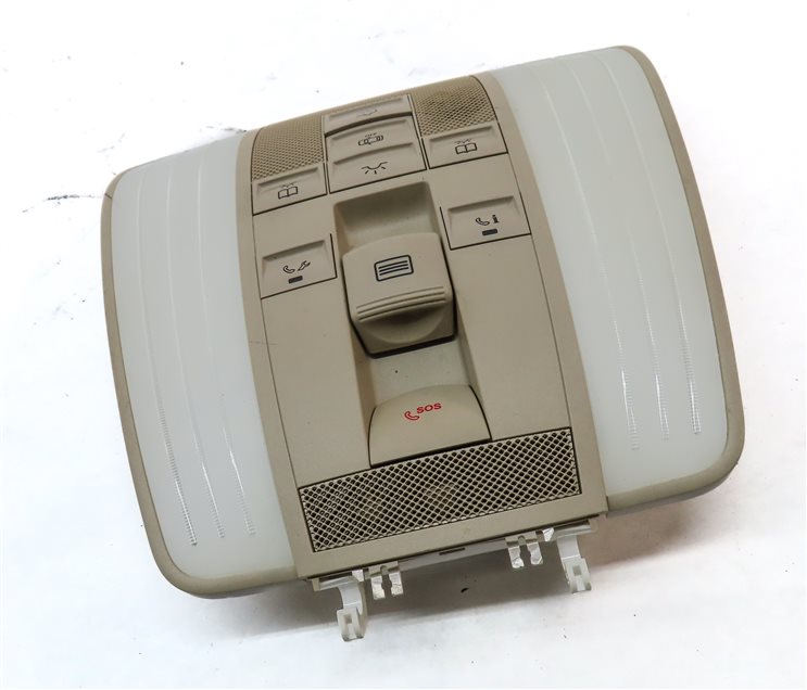Thumbnail 3: 2016 MERCEDES E350 (W212) FRONT OVERHEAD DOME LIGHT LAMP w/ SWITCHES (BEIGE)
