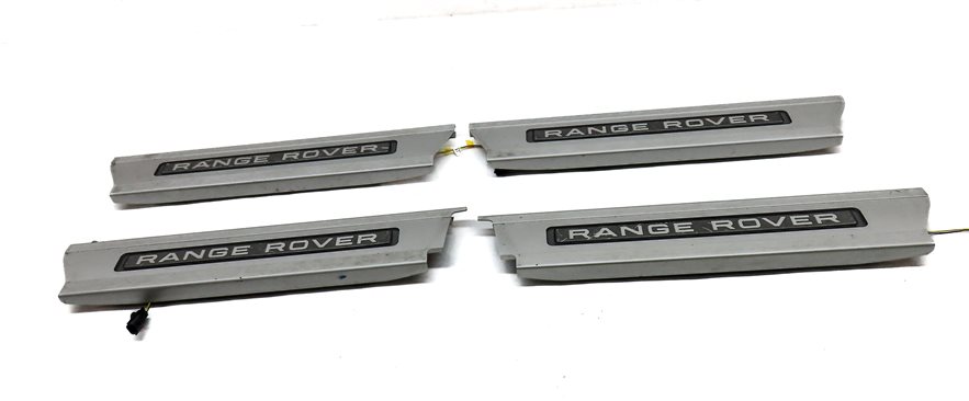 Thumbnail 2: 2016 LAND RANGE ROVER (L405) FRONT & REAR LIGHT DOOR SILL SCUFF PLATE SET/4