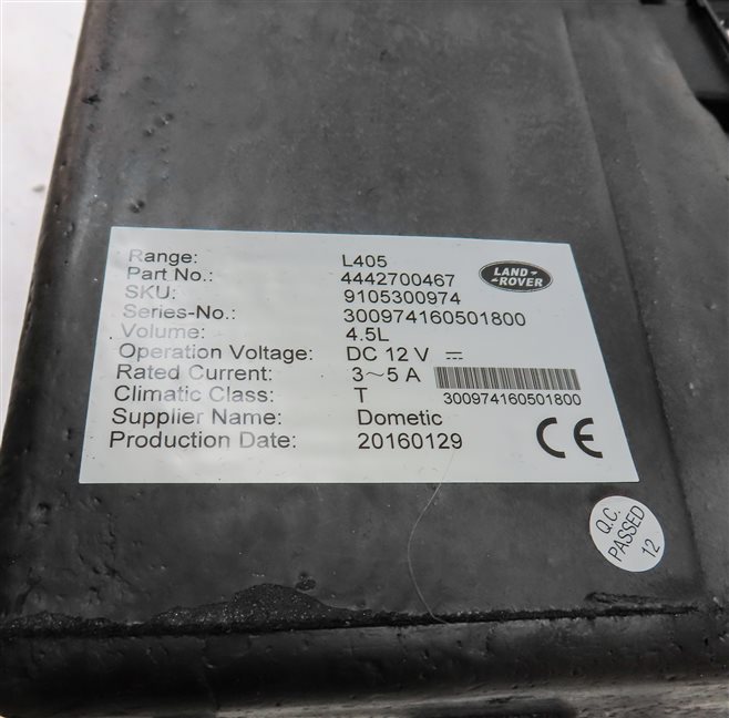 Thumbnail 8: 2014-2019 RANGE ROVER (L405) FRONT CENTER CONSOLE REFRIGERATOR COOLER INSERT