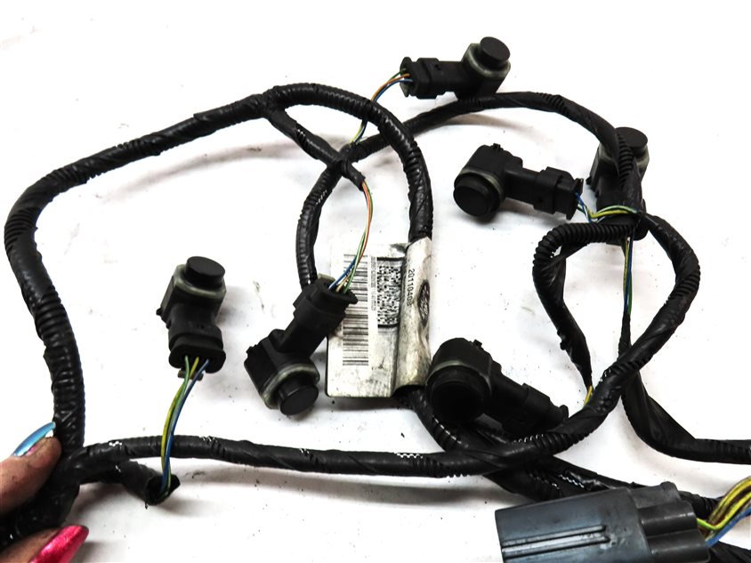 Thumbnail 4: 16 RANGE ROVER L405 REAR PARK ASSIST PDC DISTANCE CONTROL SENSOR SET/6 w/HARNESS